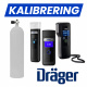 Kalibrering av Dräger alkomätare Kalibreringsutrustning för Dräger alkomätare med gasflaska och mätare.