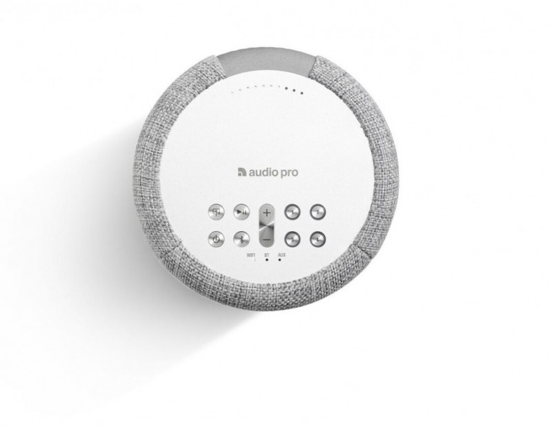 2-Pack Audio Pro A10 aktiv Wifi-högtalare, ljusgrå