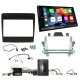 Stereopaket med bilstereo, ram, kablar och monteringsmaterial för Porsche 911.