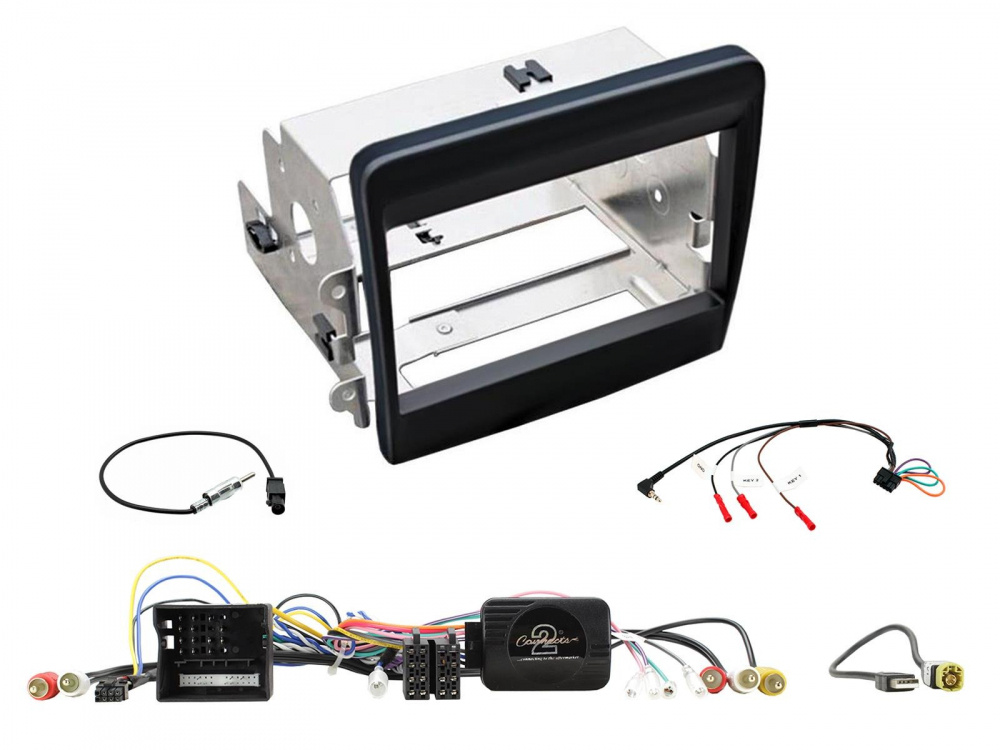 Bilstereoinstallationskit med kontakter och ram för Porsche 911 2011-2016.