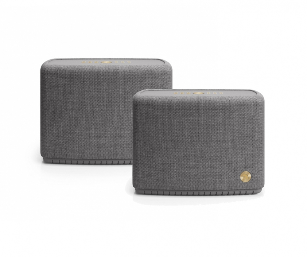 2-pack Audio Pro A15 W portabel Wifi-högtalare, mörkgrå