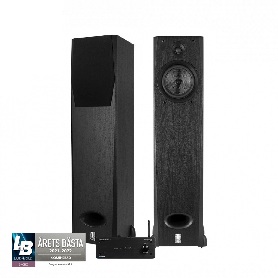 Tangent Ampster BT II & System One H16B, 2.0 stereopaket