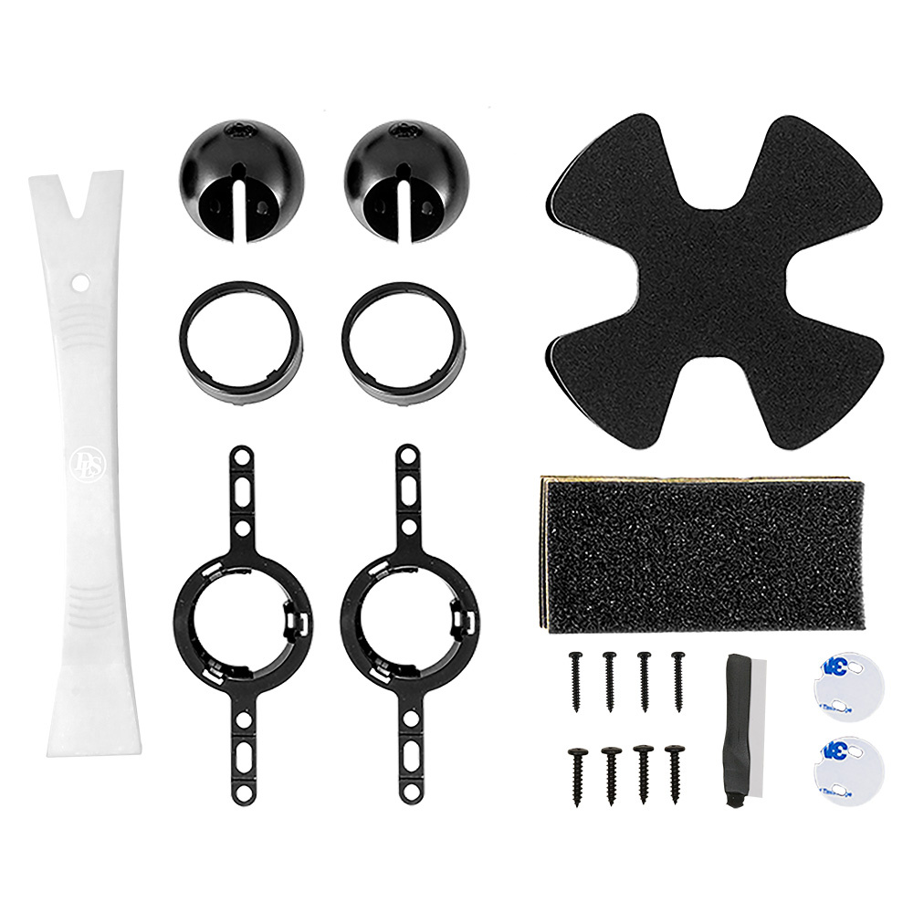 DLS Framsystem för Audi A5/A6/A7, inklusive installationsdelar och tillbehör.