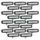 20-pack NIZLED B18RF, 15.8 cm back-/arbetsljus, 18W, arbetsljuspaket 20 stycken LED-arbetsljus i paket, vardera 15.8 cm och 18W.