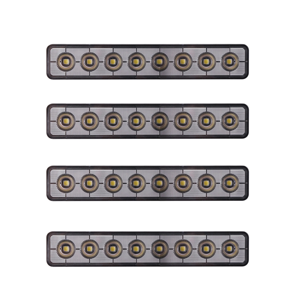 Fyra vinklade arbetsljus med 48W, designade för belysning.