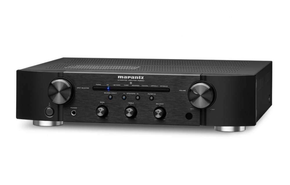 Marantz PM6007 med Monitor Audio Bronze 50 7G i svart, stereopaket