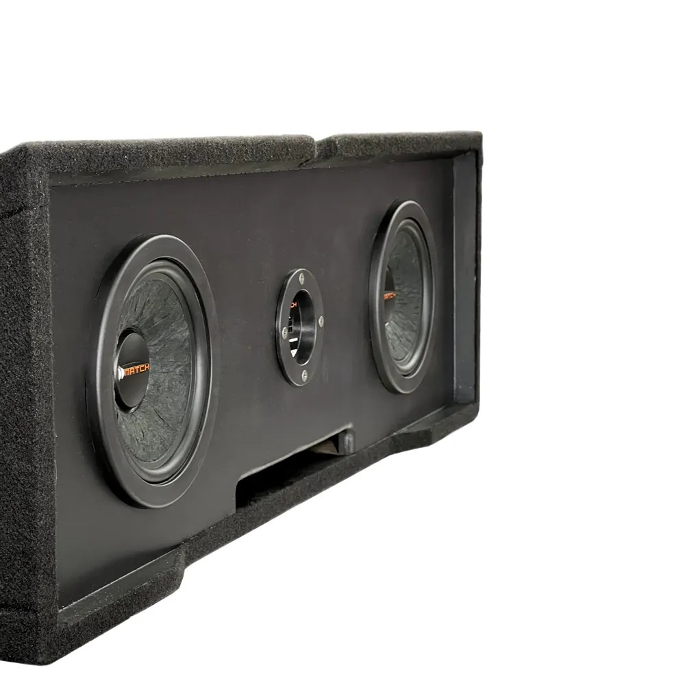 En passiv baslåda med två 6.5\