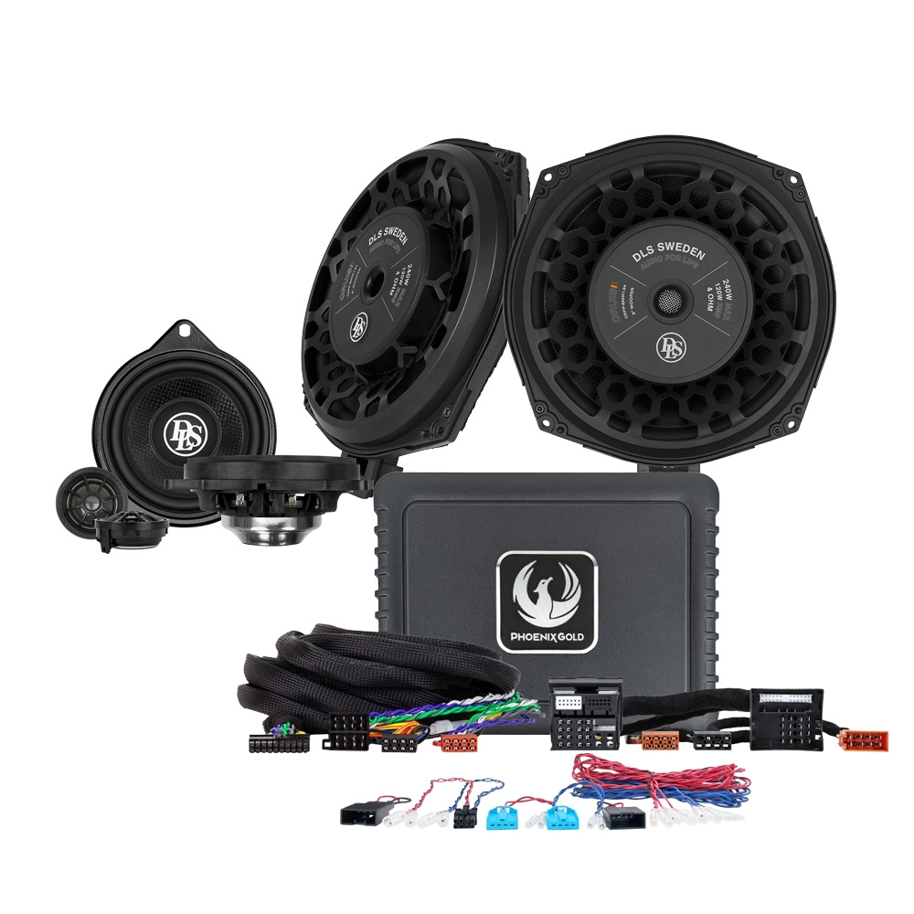DLS/Phoenix Gold ljuduppgradering till BMW -2019 m. Standard Sound