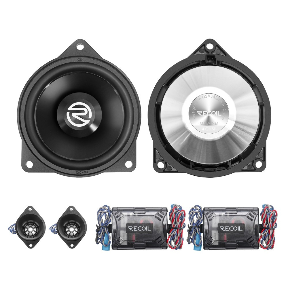 Recoil RBMW-T4M Högtalarpaket till BMW, framsystem