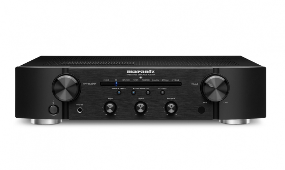 Marantz PM6007 med Monitor Audio Bronze On-Wall 7G i vitt, stereopaket