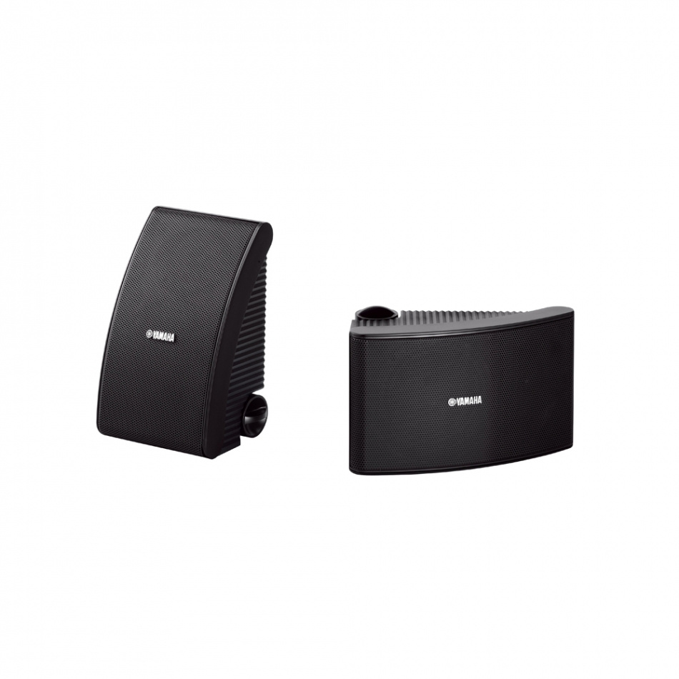 Yamaha NS-AW392 i svart med Fosi Audio BT20A Max, utomhuspaket