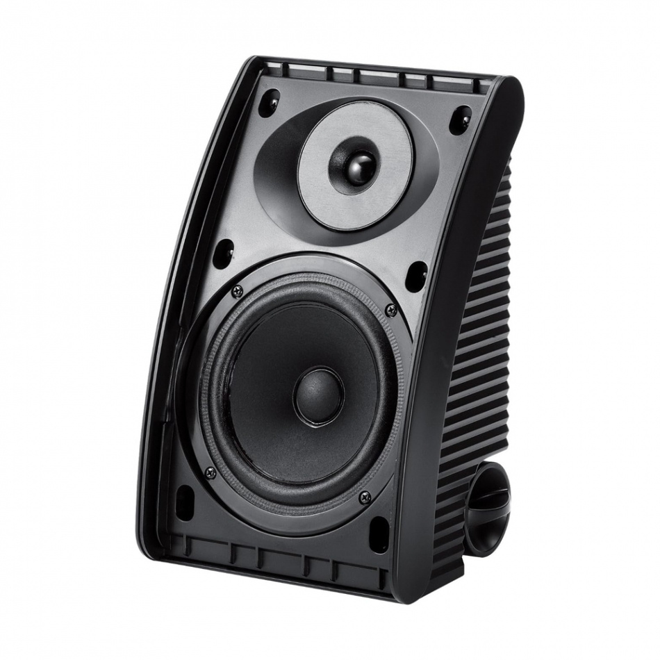 Yamaha NS-AW392 i svart med Fosi Audio BT20A Max, utomhuspaket