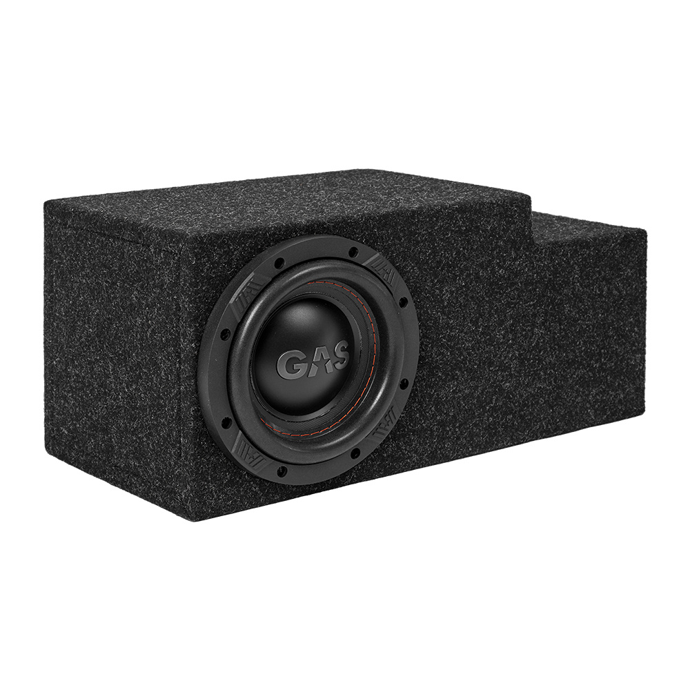 Ljudsystem med subwoofer i skåp, designad för ID.BUZZ Cargo.