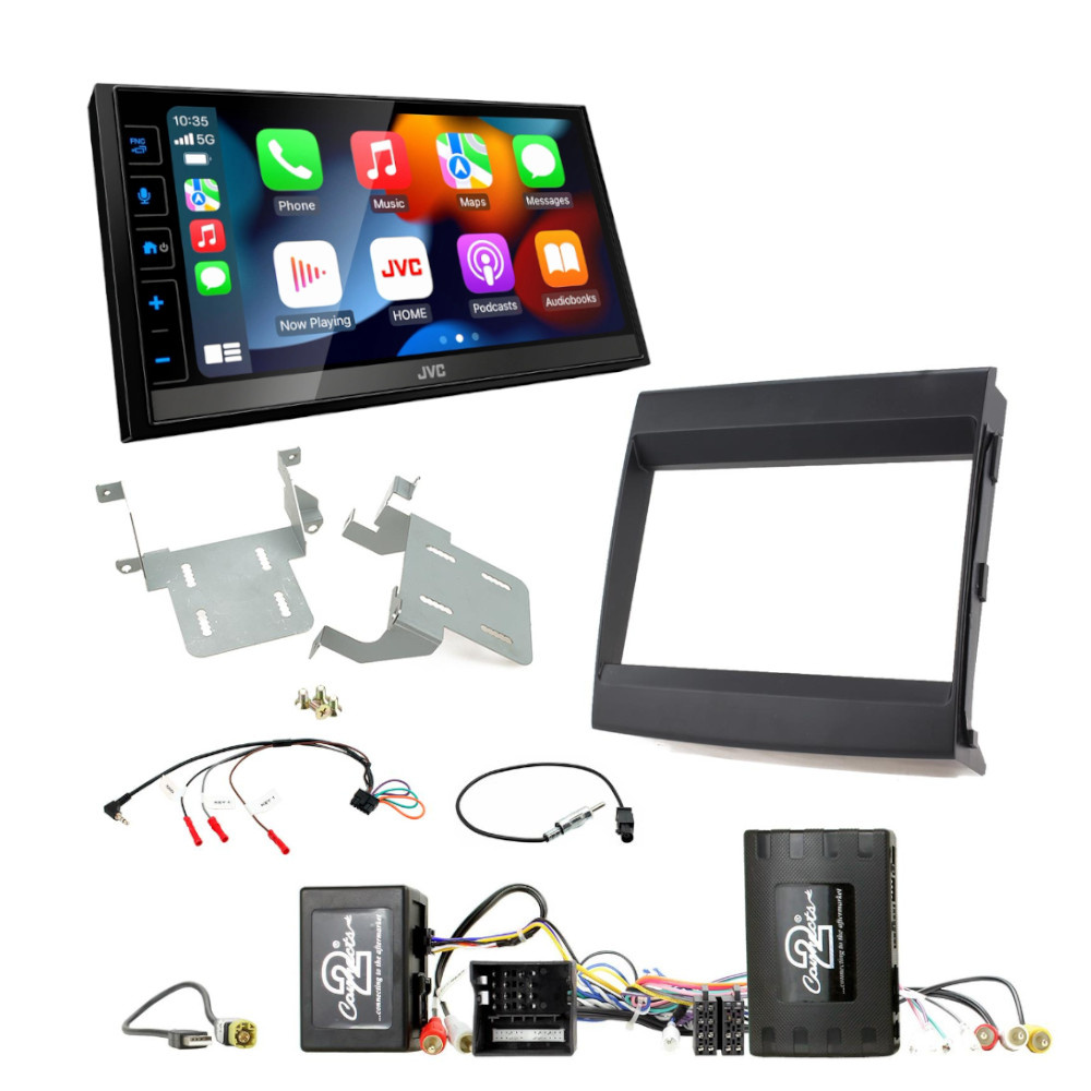 Stereopaket med skärm och monteringsmaterial för Porsche Cayenne 2012-2016.