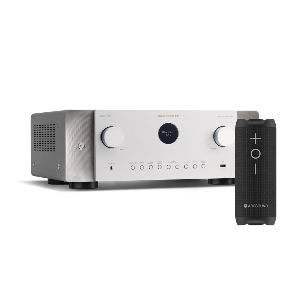 Marantz Cinema 60 i silver med Arcsound EDGE