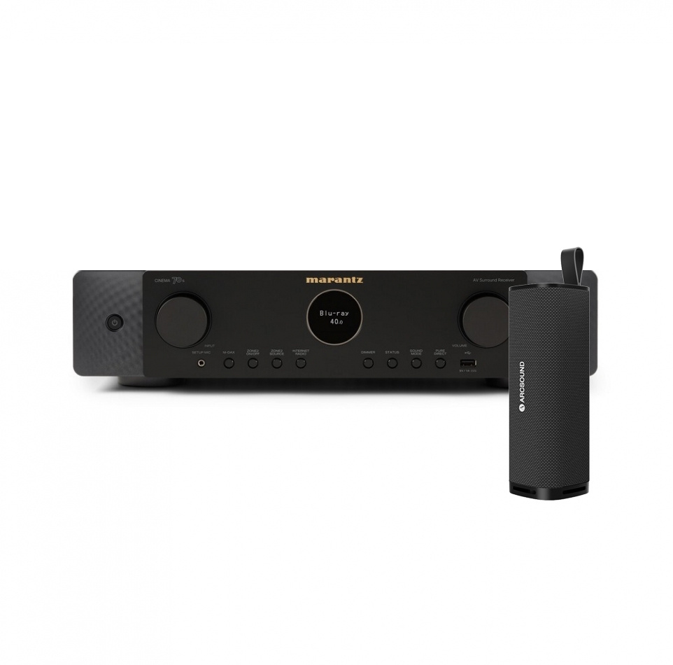 Marantz Cinema 70 i svart med Arcsound NOVA