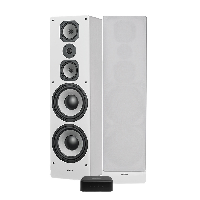 Citation Amp & Dynavoice M-105 i vitt, stereopaket