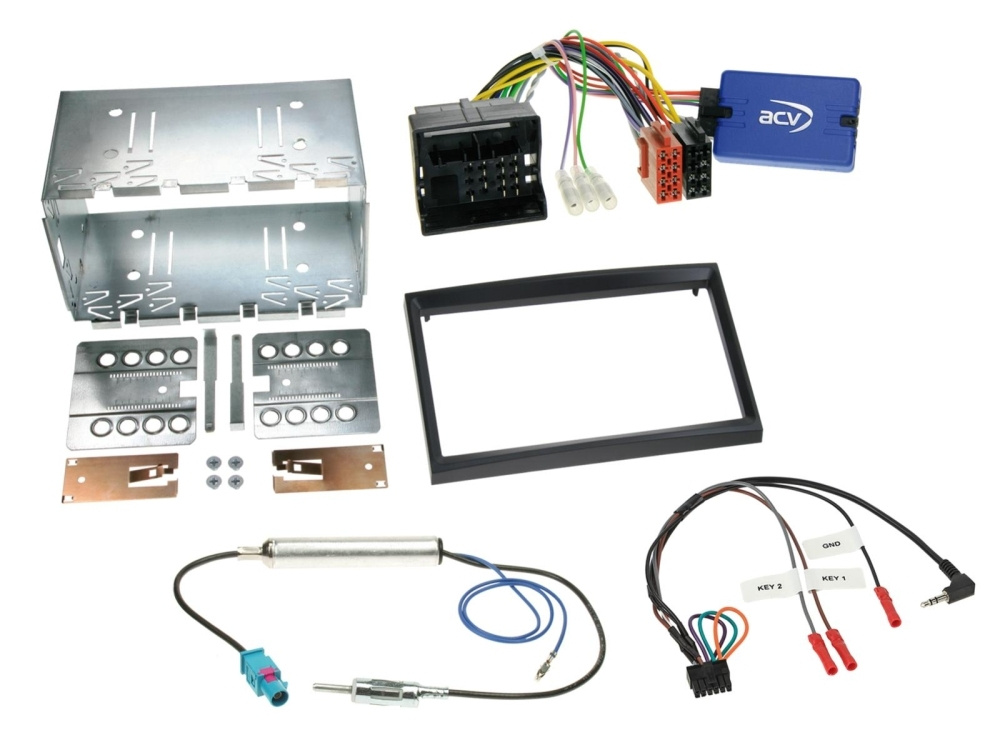 JVC KW-M695DBW bilstereopaket till Citroen/Fiat/Peugeot/Toyota