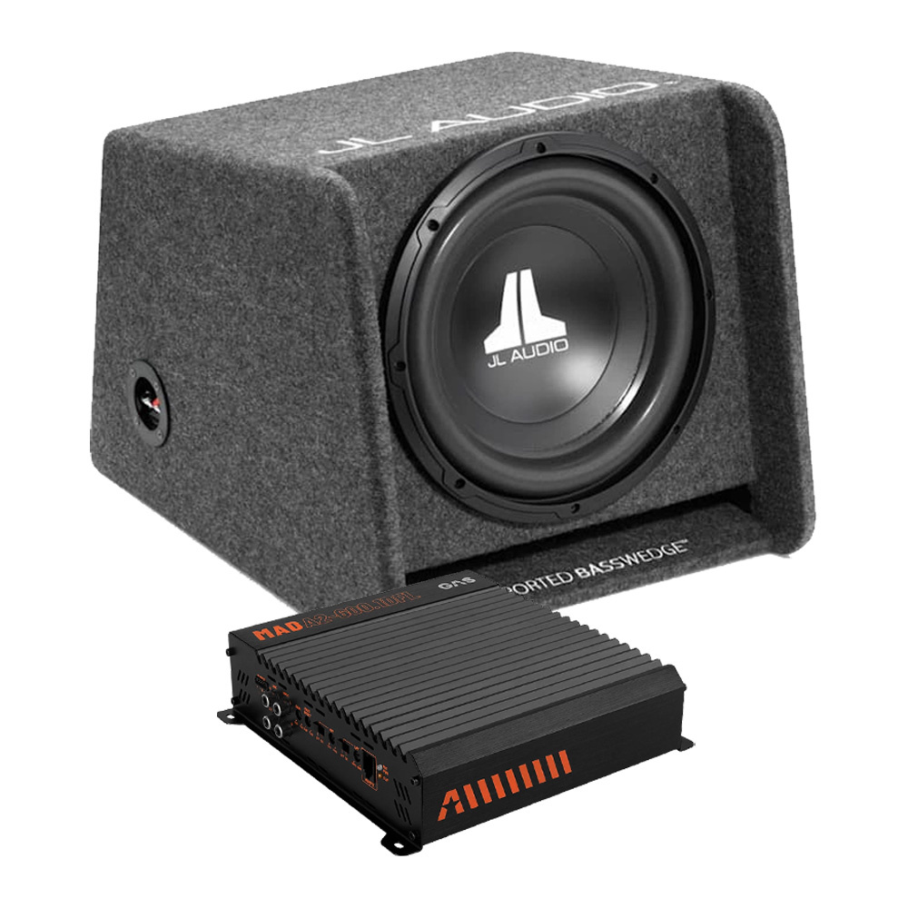 JL Audio CP112-W0v3 1x12 med MAD A2-600.1DFL, baspaket