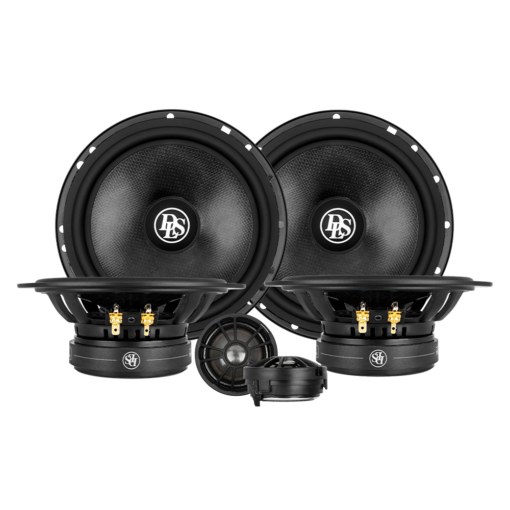 DLS Cruise 2-vägs kitsystem med 6,5 tum midbasar och diskantelement.