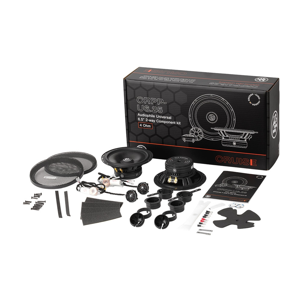 DLS Cruise CRPP-U6.25 med U6CX, fram- och bakhögtalare