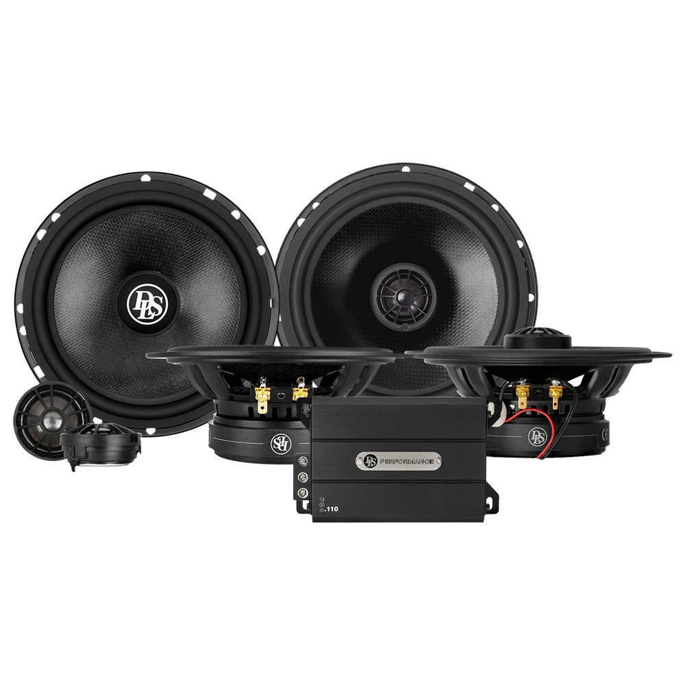 DLS Cruise CRPP-U6.25 med U6CX och PS4.110, högtalarpaket med slutsteg