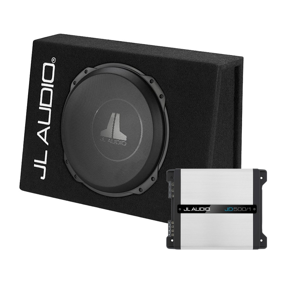 JL Audio CS112TG-TW3 med JD500/1, slimmat baspaket
