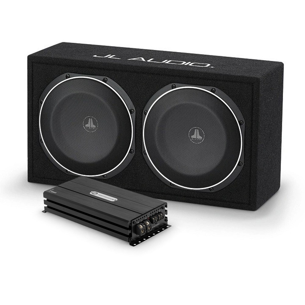 JL Audio CS210LG-TW1 med DLS Performance Evolution PE1.1000, 2x10 tums baspaket