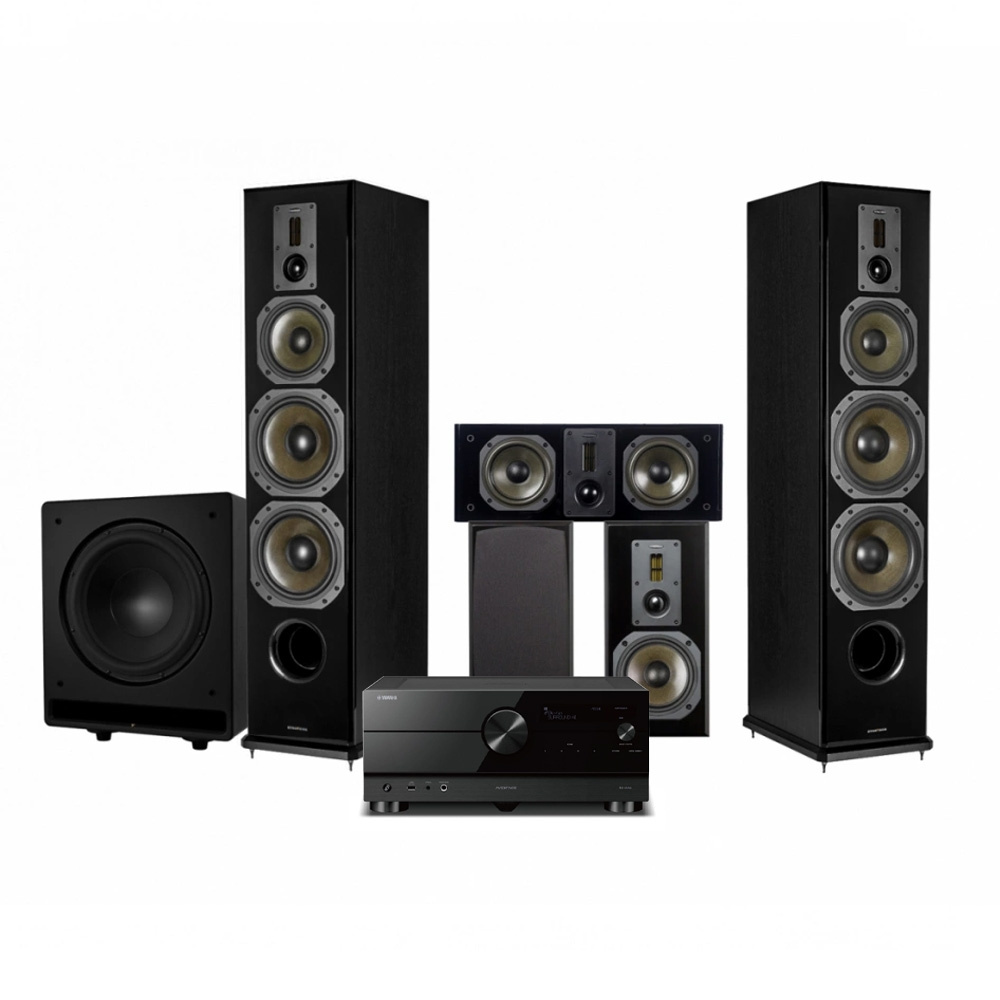 Dynavoice Definition DF-8II 5.1 hemmabiopaket med Yamaha RX-A4A