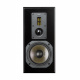 Dynavoice CA802BT & Definition DM-6II i ek, stereopaket Högtalare med elegant design, svart finish och flera drivare för ljudåtergivning.