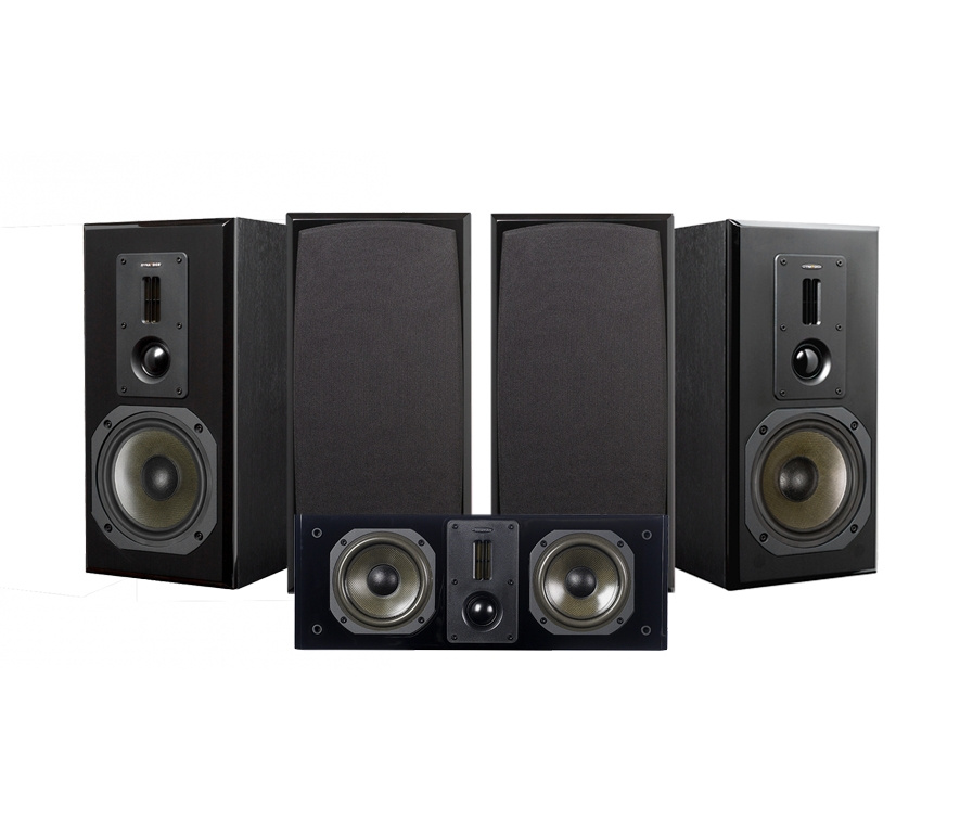 Dynavoice Definition DM-6 MKII med DC-5 5.0 högtalarpaket, svart