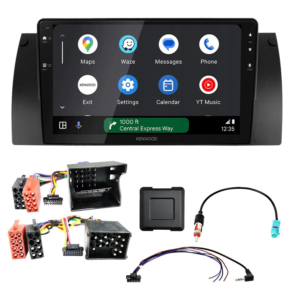 Kenwood DMX80AXS bilstereopaket till BMW 5-serie E39 1996-2004