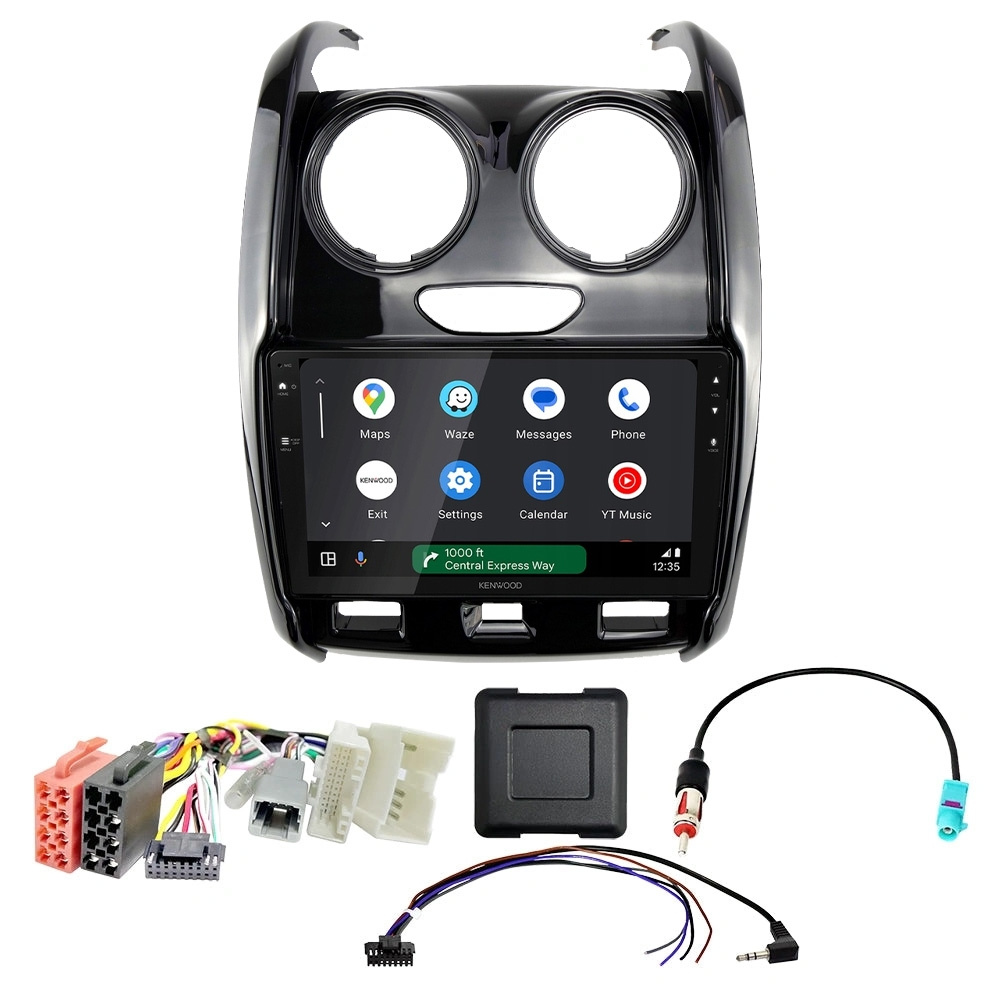 Kenwood DMX80AXS bilstereopaket till Dacia Duster HS Facelift 2014-2018