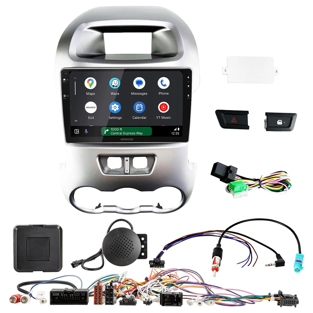 Kenwood DMX80AXS bilstereopaket till Ford Ranger 2012-2016, silver