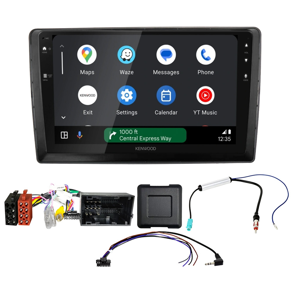 Kenwood DMX80AXS bilstereopaket till Fiat 500L 2012-2022