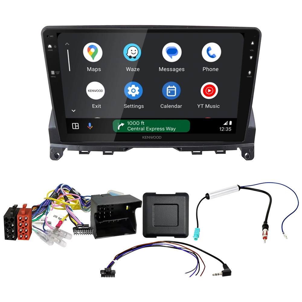 Kenwood DMX80AXS bilstereopaket till Mercedes C-Class W204 2007-2011