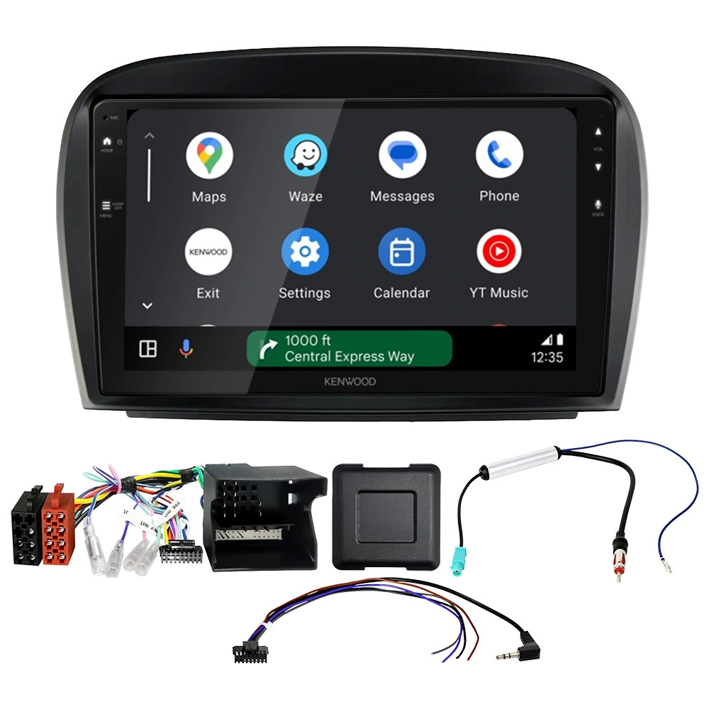 Kenwood DMX80AXS bilstereopaket till Mercedes SL R230 2006-2012