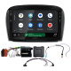 Kenwood DMX80AXS bilstereopaket till Mercedes SL R230 2006-2012 Kenwood DMX80AXS bilstereopaket till Mercedes SL R230 2006-2012