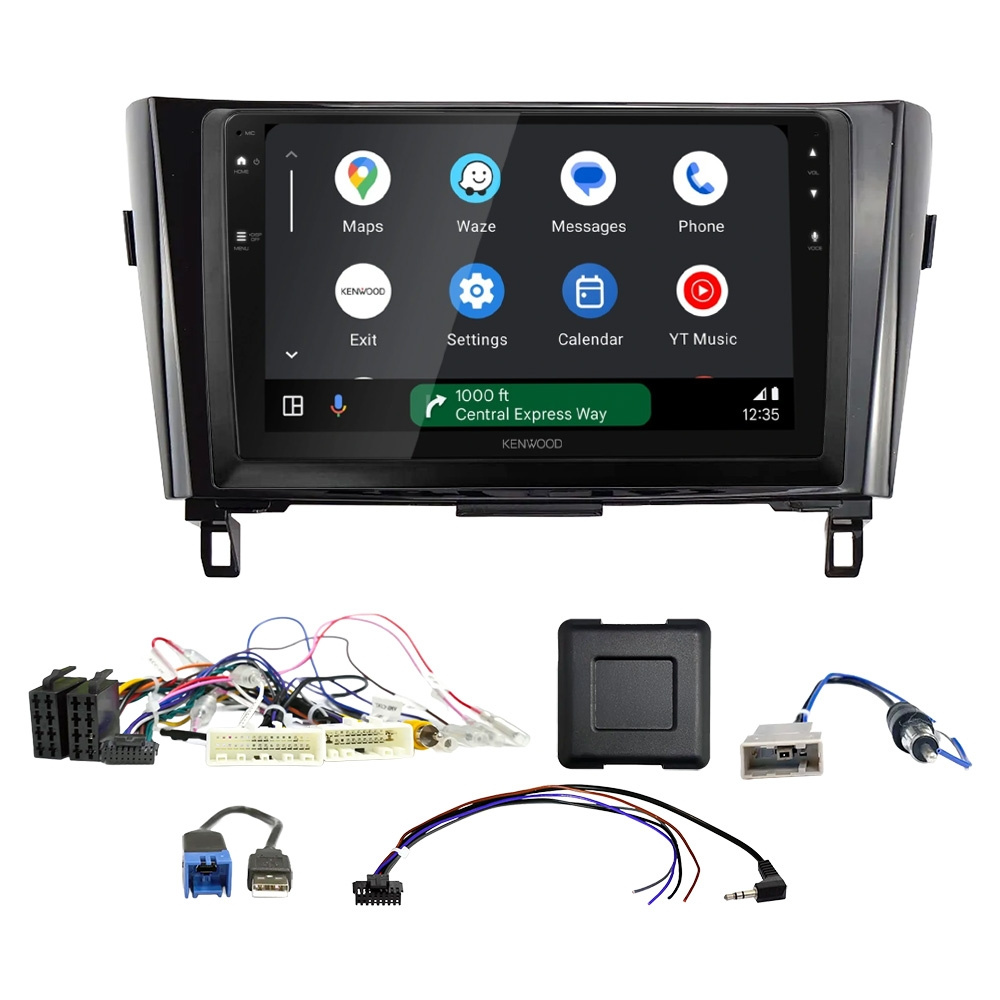 Kenwood DMX80AXS bilstereopaket till Nissan Qashqai, X-Trail och Rogue