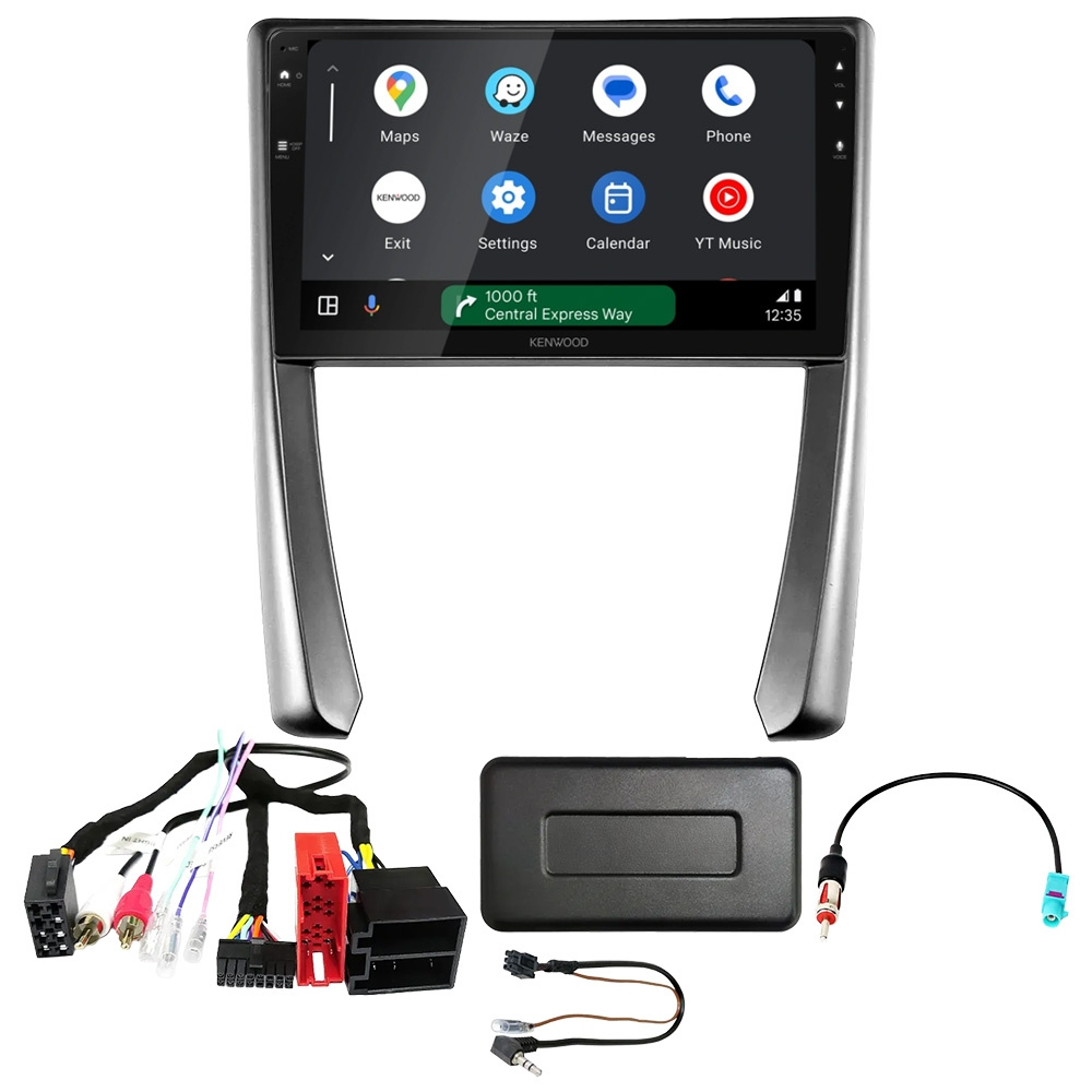 Kenwood DMX80AXS bilstereopaket till Porsche Boxster/Cayman 987 2005-2009