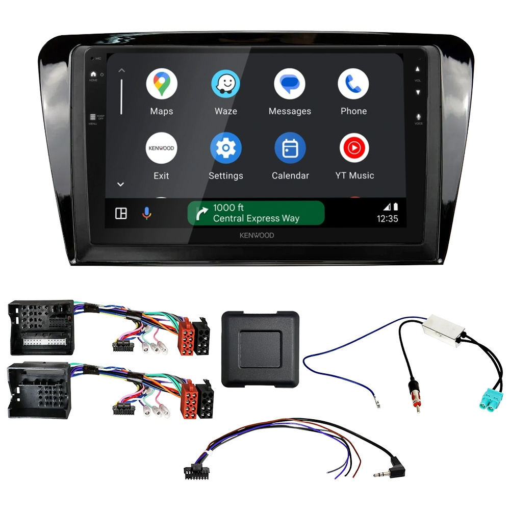 Kenwood DMX80AXS bilstereopaket till Skoda Octavia 5E 2013-2020
