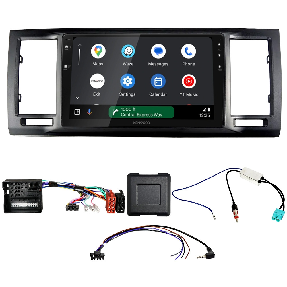Kenwood DMX80AXS bilstereopaket till Volkswagen Transporter T6 2016-2019