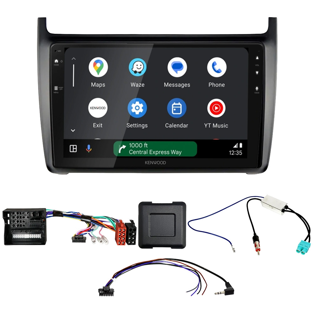 Kenwood DMX80AXS bilstereopaket till Volkswagen Polo 2010-2017