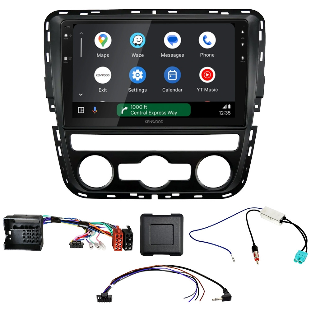 Kenwood DMX80AXS bilstereopaket till Volkswagen Passat B7 2011-2015, automatisk AC