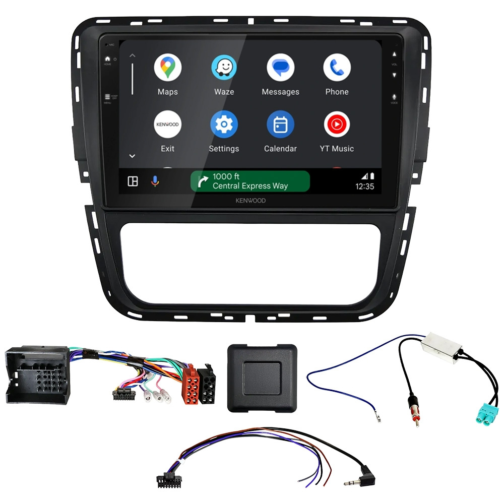 Kenwood DMX80AXS bilstereopaket till Volkswagen Passat B7 2011-2015, manuell AC