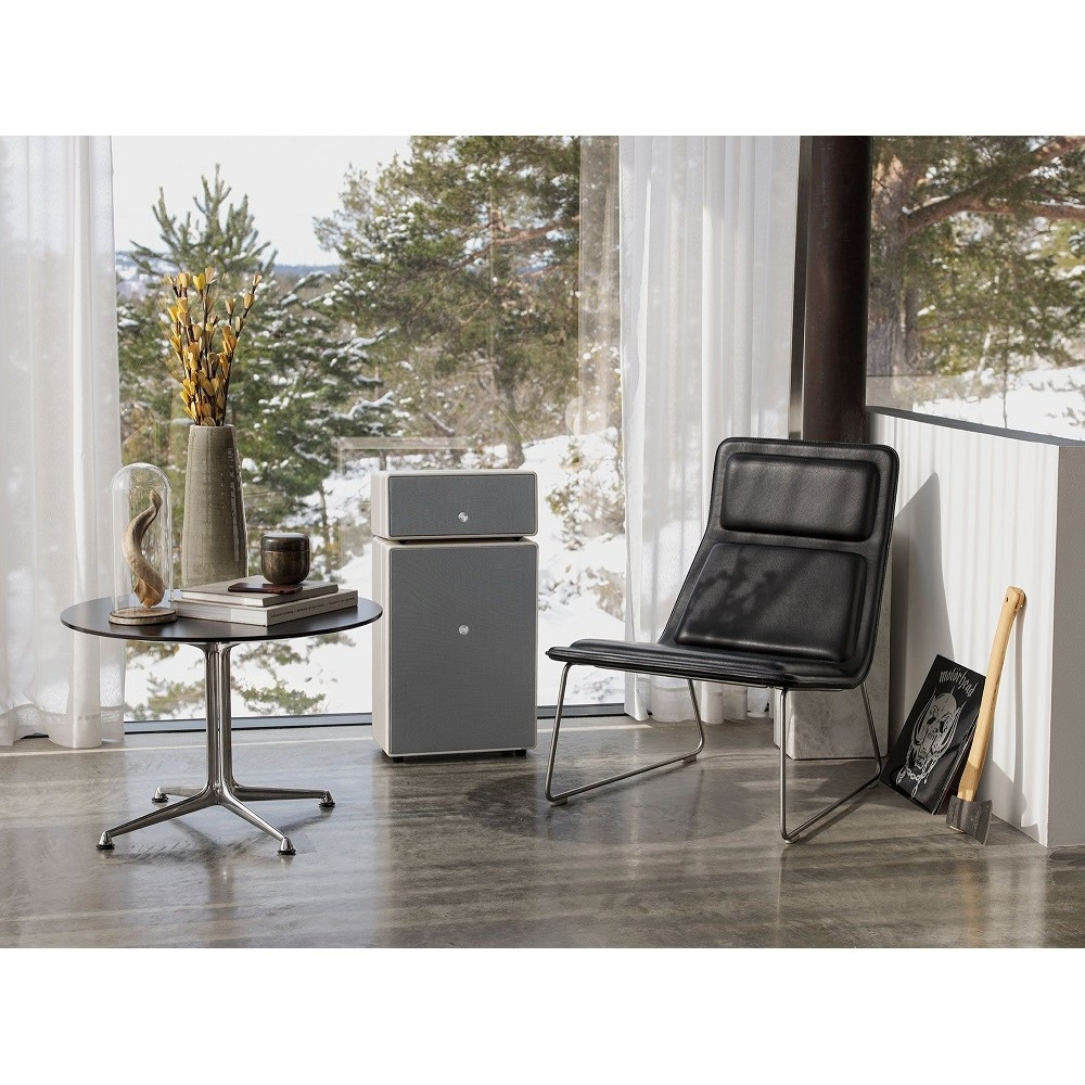 2-pack Audio Pro Drumfire II W Wi-Fi-högtalare med Google Cast & AirPlay 2, vit