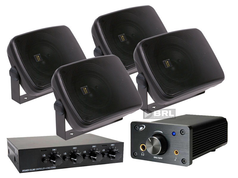 Dayton Audio DTA-120 + Veres Audio högtalarväxel + Veres Audio 244BIT