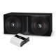 Bass Habit E300D1 i portad låda med SP21001FR, 2x12 baspaket Bass Habit E300D1 i portad låda med SP21001FR, 2x12 baspaket