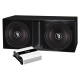 Bass Habit E300D2 i portad låda med SP31001FR, 2x12 baspaket Bass Habit E300D2 i portad låda med SP31001FR, 2x12 baspaket