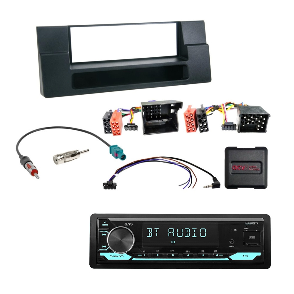 GAS MAD M130-BTN bilstereopaket till BMW E39/X5